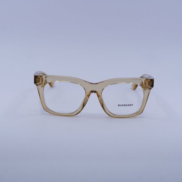 Burberry BE2407 4063 Eyeglasses Transparent Brown 51mm Square Frame - Picture 3 of 9